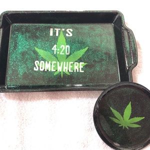 Rolling Tray & Ashtray